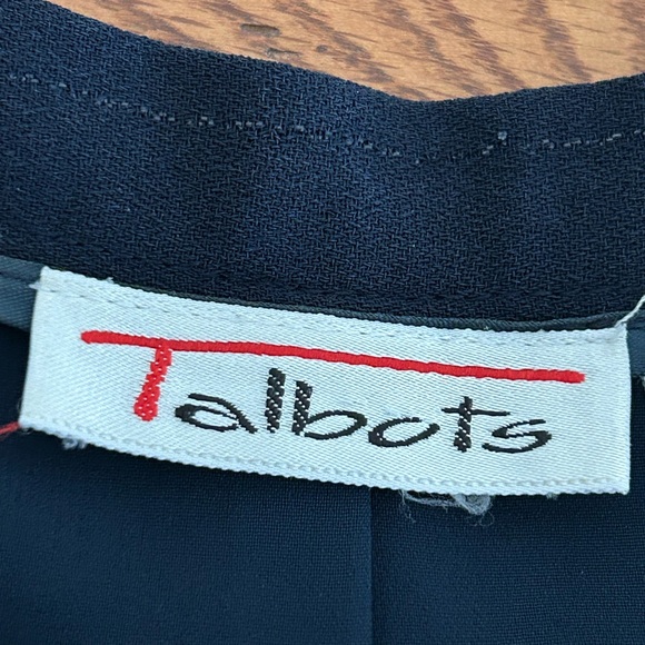 Talbots Vintage Sparkly Dress Pants Blue Size 4 - Picture 7 of 16